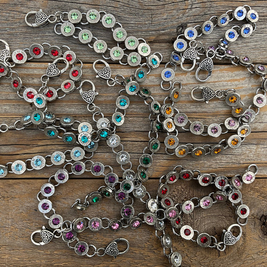 Bullet Bracelet Birthstone