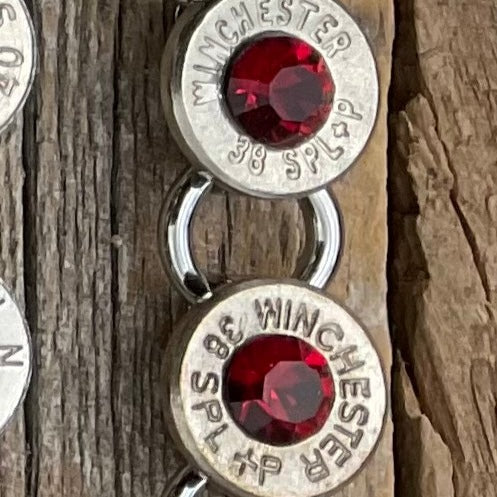 January Birthstone Bullet Bracelet
