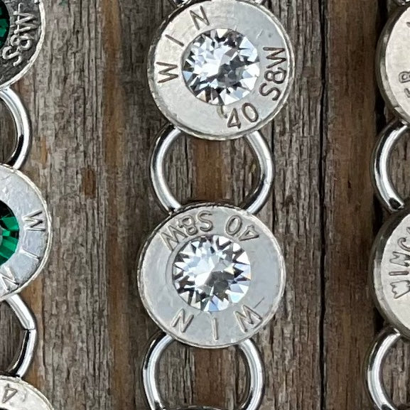 April Birthstone Bullet Bracelet