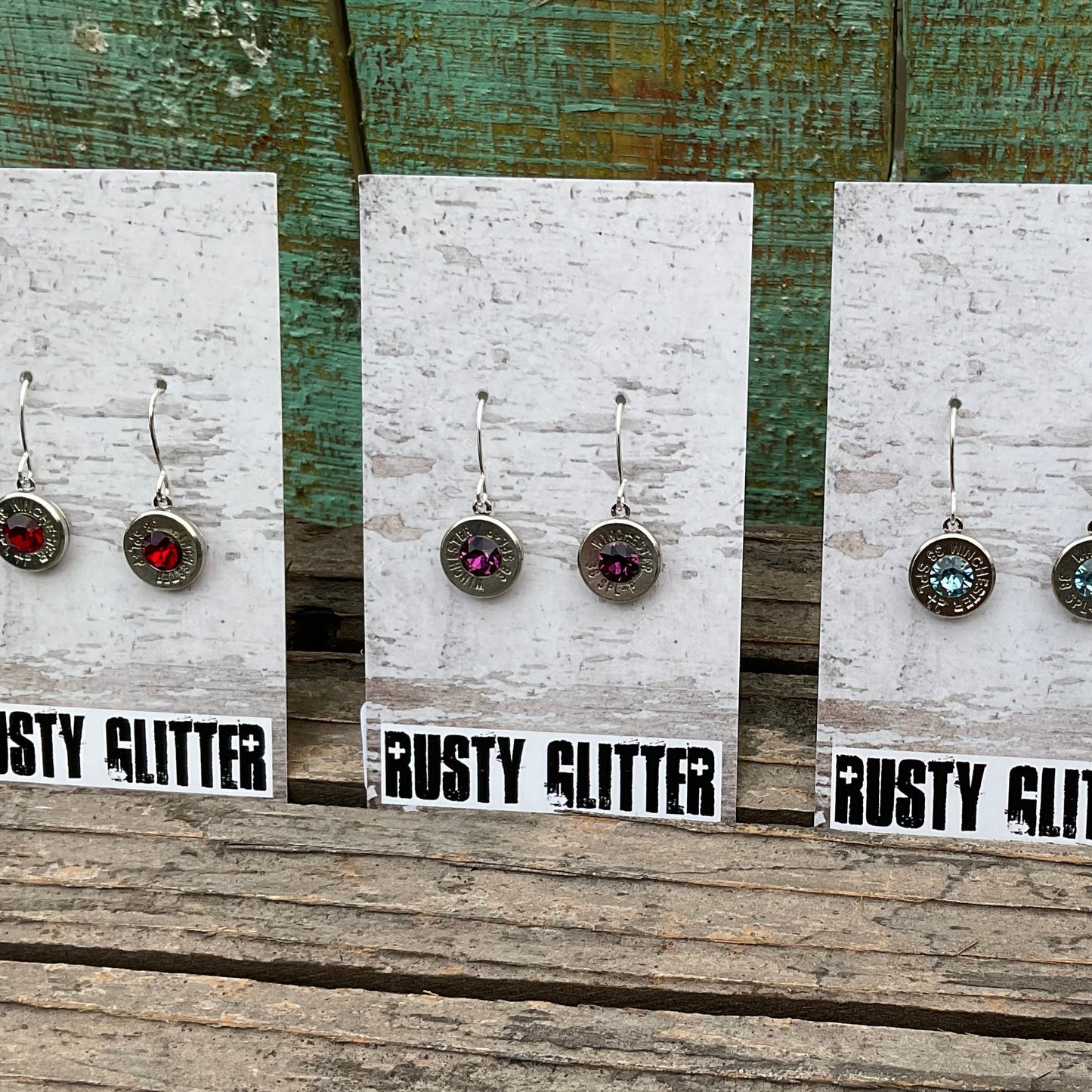 February Drop Bullet Earrings