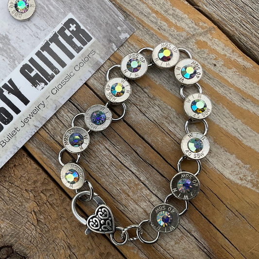 Crystal AB Bullet Bracelet