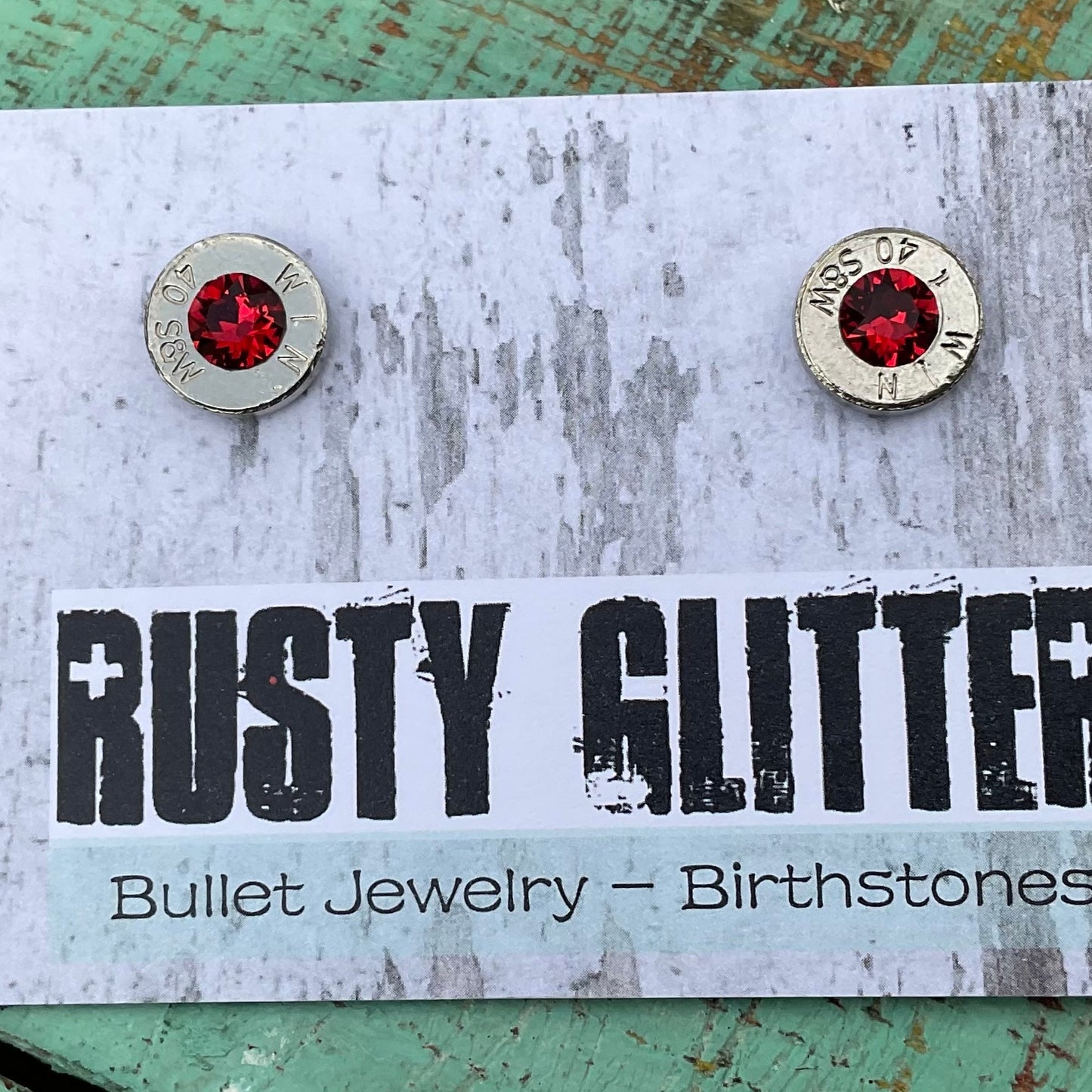 Bullet Earrings with Birthstones